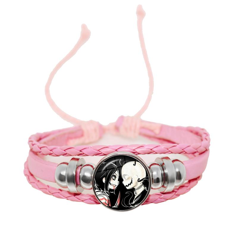 Fashion Accessory Gift For Kids Hot Creepypasta CREEPY PASTA TICCI TOBY Bracelet Glass Leather Bangle JEFF THE KILLER
