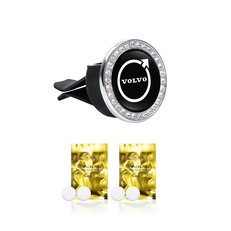 Profumatore per Auto Profumo Solido Clip di Montaggio per Bocchetta dell'Aria Condizionata Per Volvo V60 V40 XC90 S60 XC60 V50 S90 XC40 T6 V90 EX90 C40 S40 C70