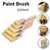Portable 2/3/5inch Pastry Brush Wood Nylon BBQ Brushes Natural Bristles Heat-Resistant Kitchen Brush For Baking Cooking Grilling