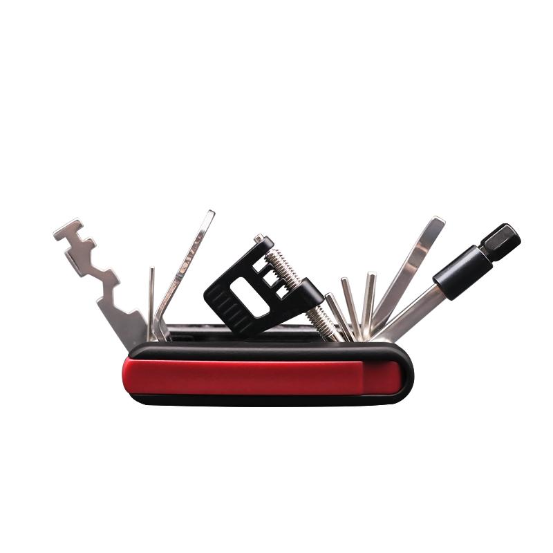 

Набор многофункциональных инструментов для велосипеда, шестигранная отвертка, набор резаков для цепи, складной многофункциональный инструмент для ремонта шин, аксессуары для ремонта горных велосипедов чёрный