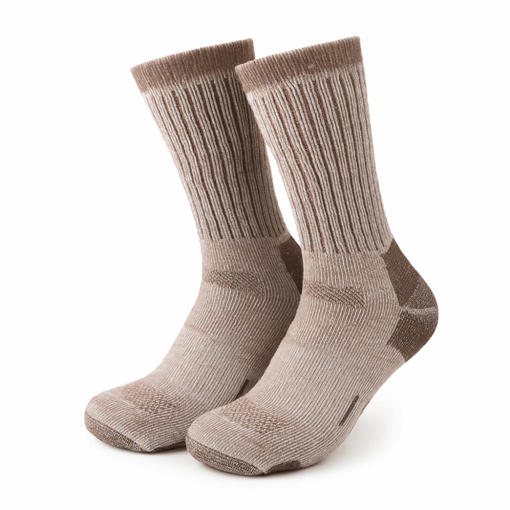 Fashion Fuzzy Merino Wool Socks Thickened Breathable Men's Walk Warm Anti-Odor Socks Mountaineering Winter Warm Socks For Men