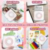 Mini Thermal Label Printer Smart Pocket Portable Po Printer For Phone Wireless Bluetooth Adhesive Miniprint W/ Printing Paper