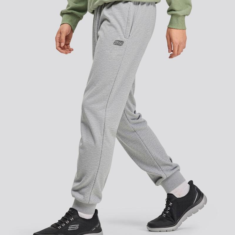 Skechers Warm Breathable Elastic Knit Sports Pants Men bottoms L425M080-004F