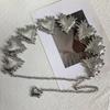 Jeans Decor Zinc Zinc Alloy Waist Chain Vintage Adjustable Belt Heart Chain Waistband  Waist Accessories