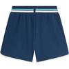 Li Ning Sports Lifestyle Series Lace-Up Striped Mid-Waist Casual Shorts Women shorts Deep-Navy AKSU488-2