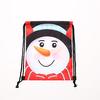 Fashion Christmas Drawstring Gift Bags Santa Claus Big Backpack Kids New Year Banquet Gifts