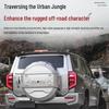 Tank 400 Hi4-T Mecha Spare Tire Cover with Lights - Full Coverage & Original Car Color