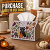 1pc Kawaii Woodland Tissue Box | Multi-Functional Autumn Napkin Dispenser, Two Sizes Available Suitable for Home, Fall Car Decoration Raccoon Pumpkin 