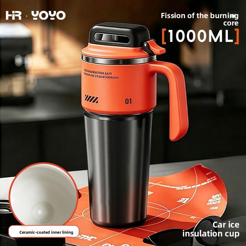 Stainless Steel Insulated Travel Mug With Leakproof Lock For Commuting And Home Use