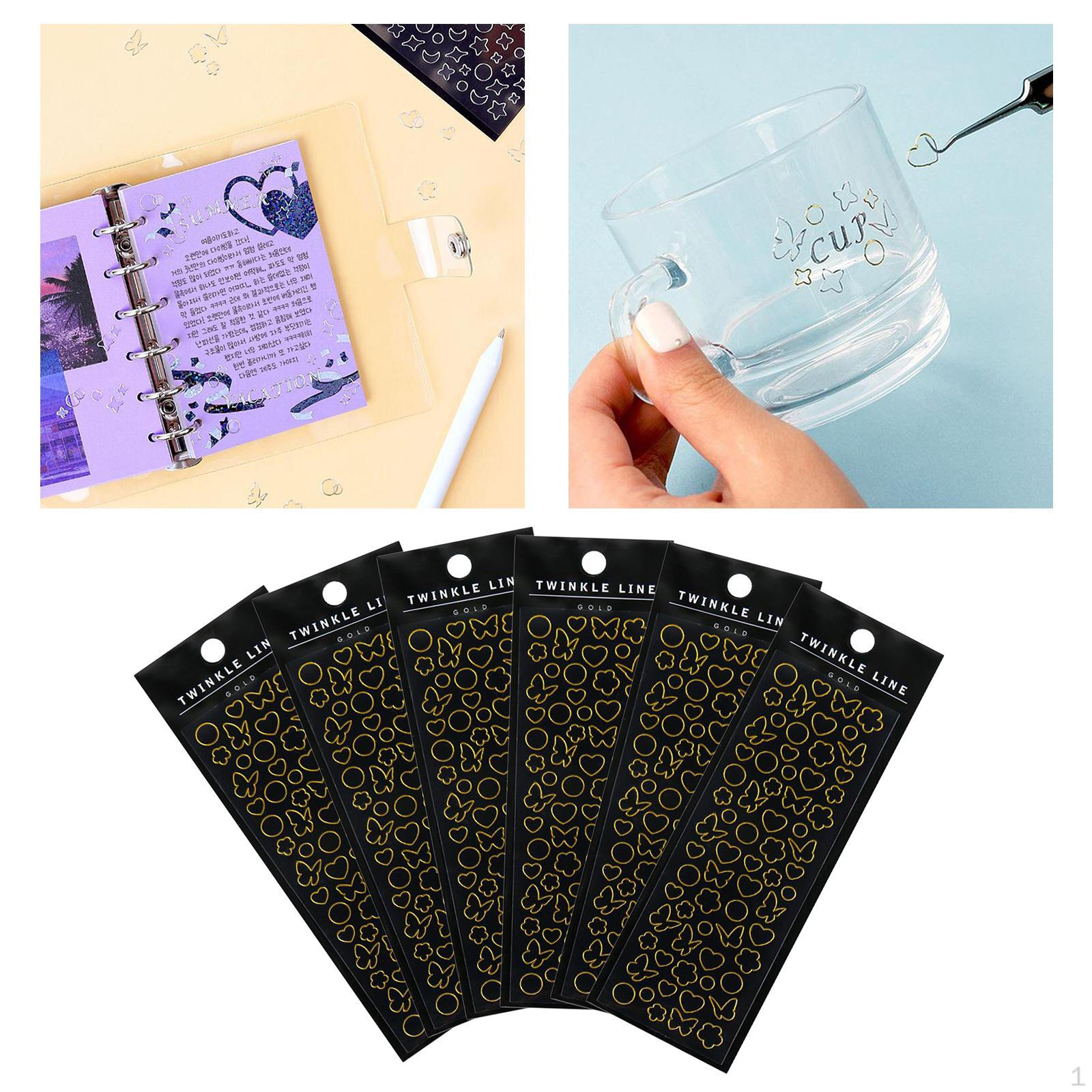 Self ers for Greeting Card Making Craft Decoration Butterfly Gold