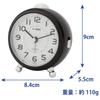 CASIO Alarm Clock Table Clock Dark Brown Brown Analog Small Snooze Light TQ-149-5JF