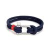 Männer Doppel Strang Armband Frauen Schäkel Seil Armbänder Outdoor Survival Armreif