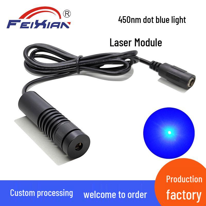 16x60mm 30mW 450nm Blue Laser Module with Adjustable Focus and Starry Sky Projection