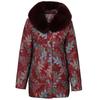 Middle Age Women's Down Jackets Winter Vintage Parkas Fur Collar Liner Detachable Plus Size Elegant Thick Warm Down Coats Woman Outerwears