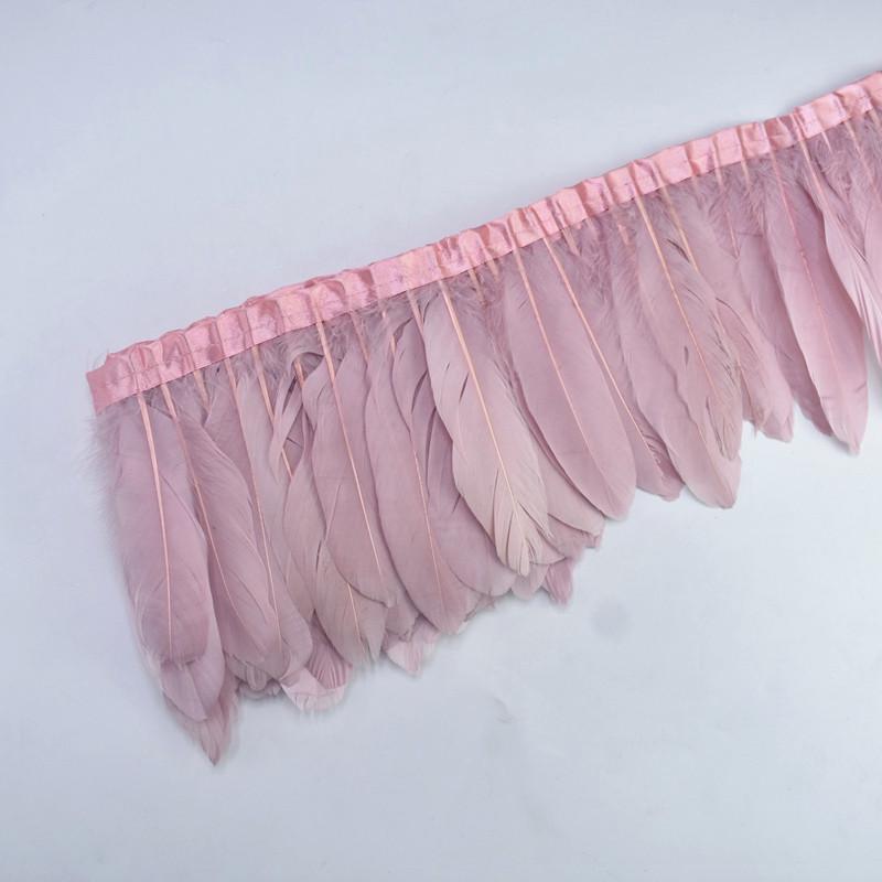 10Meters/Lot Goose Feather Trim Goose Feathers Clothing Sewing Wedding Feathers Decoration Feathers For Crafts Plumas Carnaval