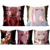 Yuzuriha Inori Animation G-Guilty C-Crown Kissenbezug Quadratisches Kissen Schlafzimmer Sofa Freizeit Komfort Wohnzimmer Heimdekoration 40X40