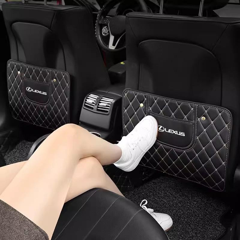 Car Seat Back Protector Cover Anti-Kick Mat For Lexus F-SPORT ES RX NX LS UX LM LX GX LC RZ IS CT GS RC HS SC TX LBX IS300 RX350