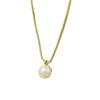 Elegant Retro Freshwater Pearl Necklace - Chic and Versatile Collarbone Chain