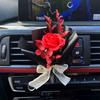 Red Rose Bouquet Car Air Outlet Aromatherapy