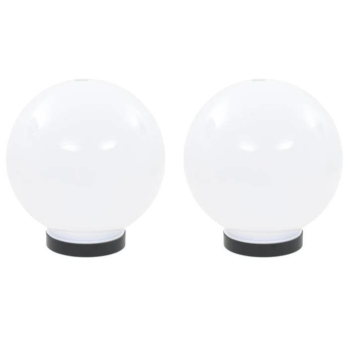 Lampe à LED - vidaXL - Sphérique - 2 pcs - 20 cm - PMMA - Blanc
