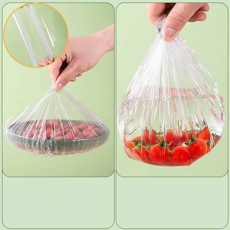 2packs Thickened Food Grade PE Disposable Plastic Wrap Elastic Dust Cover Shower Cap Universal