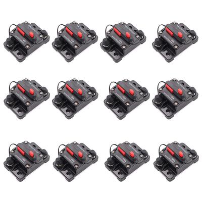 12-48V Circuit Breaker Fuse Reset 12-48V DC Car Boat Auto Waterproof 30A 40A 50A 60A 70A 80A 100A 120A 150A 200A 250A 300A AMP