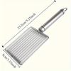 Manual Vegetable and Fruit Slicer Stainless Steel Tomato Slicing Machine Easy Clean Cutter for Kitchen Salad Picnics