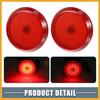 Rear Bumper Reflector Fog Brake Tail Light 81910-02040 8191002040 Red LED for Toyota Corolla 2009-2010 Plastic Red Lens (Set of 2) Replacement