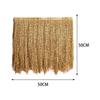 50x50cm Straw Roof Thatch DIY Crafts Good Toughness thatch roofing Synthetic Thatch Grass Roof for Garden Hut Fence Patio Beach