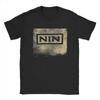 Novelty Nine Inch Nails NIN T-Shirts Men Crew Neck Cotton Short Sleeve T Shirt Hip Hop Women's Band Tshirt Summer Tops Clothing