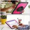 Tablet Case For iPad 10.2 (2021)/(2020)/(2019)/Air 10.5 inch (2019)/Pro 10.5-inch (2017) PC + TPE Cover with Shoulder Strap