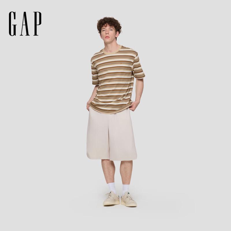 Gap Men's Logo Lightweight Straight Cropped Pants