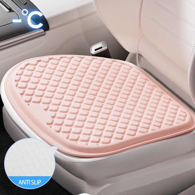 Universal TPR Cooling Gel Car Seat Cover Summer Car Cool Cover Breathable Honeycomb Gel Seat Cushion Car Interiors Accessory