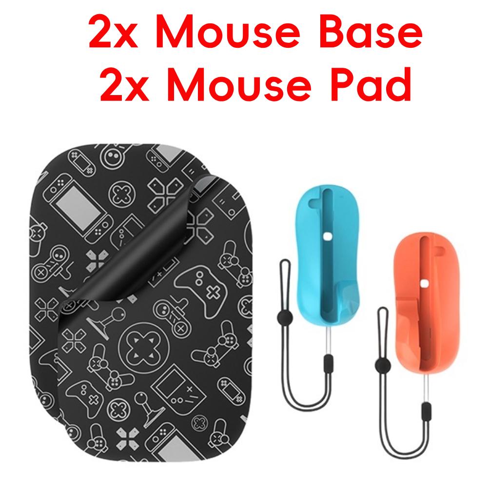 2 Stück für Switch 2 Joy-Con Maushalterung mit Lanyard und Mauspads Links + Rechts Controller Maushalter Ständer Halterung für NS2