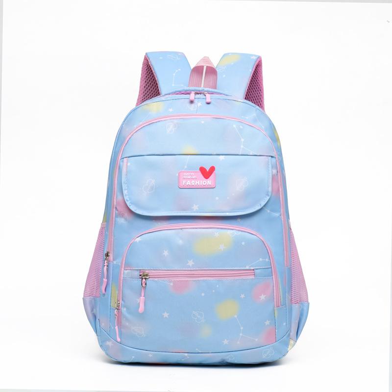 Cartoon Backpack Lightweight Ergonomic Large Capacity School Bag for Elementary Girls Kids Cute Travel Pack