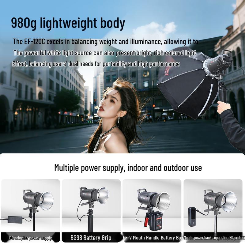 JINBEI EF-120C RGB LED Photography Fill Light