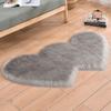 Bedside Carpet, Bedroom Simple Imitation Wool Carpet Bay Window Mat, Long Hair Floor Mat, Living Room Window Blanket