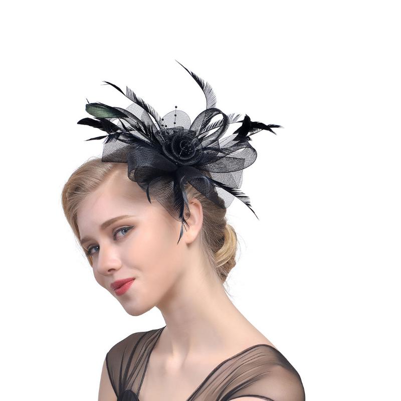 Feather Aliceband Fascinator Headband Weddings Ladies Day Race Royal Ascot