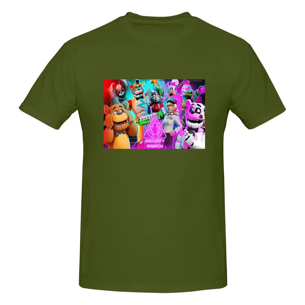 Funny FNAF 1 Unisexs Tshirt Printed Tops are loose and slim fit Womens Tshirts