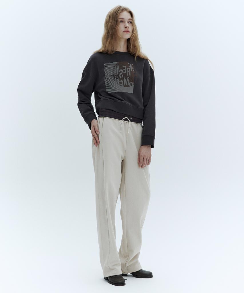 CITYBREEZE Side Line 2-Way Sweatpants_Beige