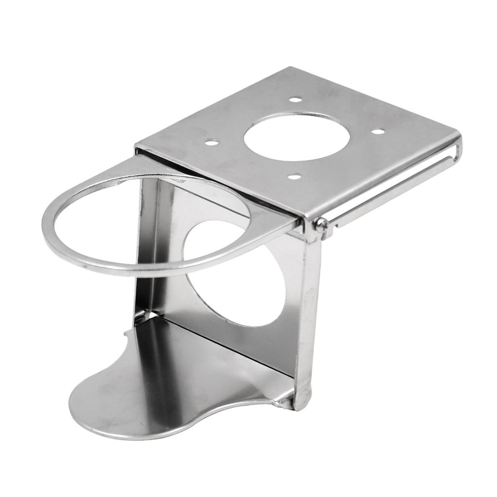 Stainless Steel Adjustable Folding Cup Drink Holder for Caravans RV Marine Boat Car Foldable Universal Car Drink Cup Holder