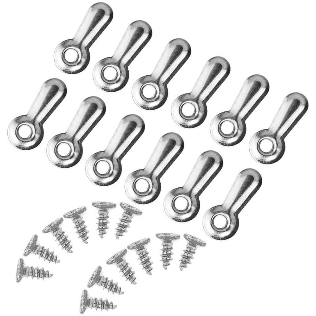 300 Picture Turn Button Fasteners Photo Frame Hardware And 300 Screws For Craft, Hanging, Drawing, Black