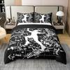 Boys Basketball Duvet Cover For Teen Girls Boys,Basketball Player Bedding Set For Bedroom Decor, Duvet Cover Set And Pillow Case