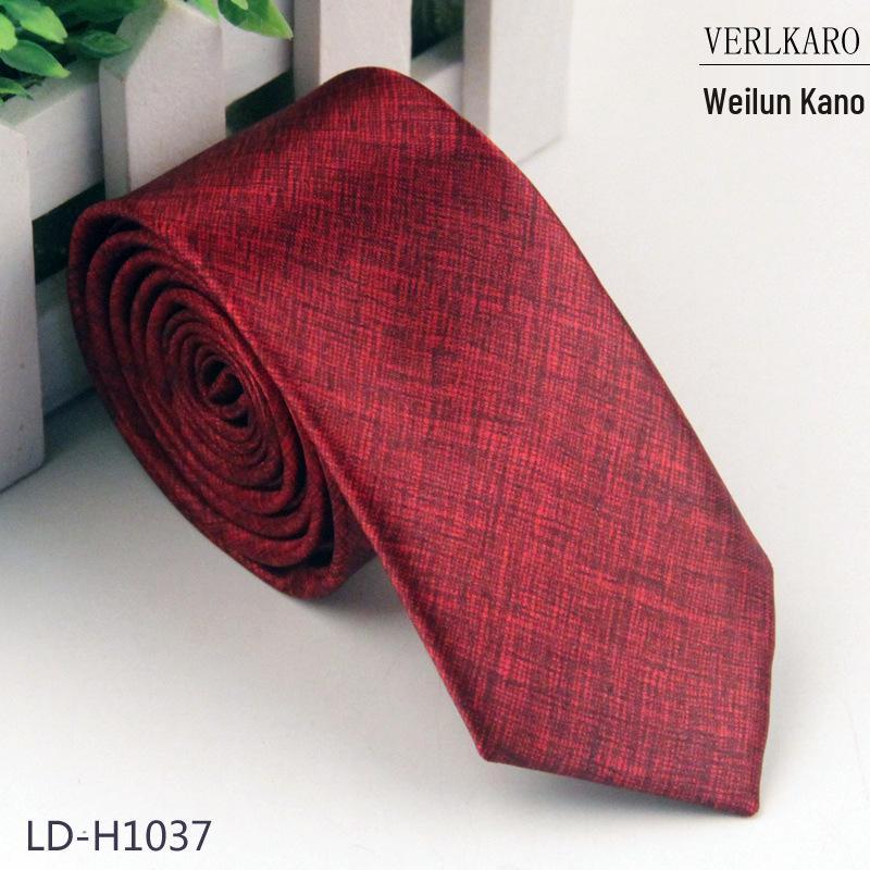 Multi-Color Student 5cm Narrow British Casual Polyester Silk Printed Tie