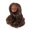 Curly Hair Supermodel Doll Head With Make-up 30cm Dolls Head 1/6 Doll Head  Dolls Accessories