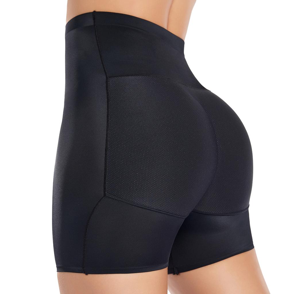 Calcinha Levanta Bumbum para Mulheres Bumbum Falso Acolchoado Roupa Íntima Shorts Modeladores de Quadril Sem Costura Calcinha Levanta Bumbum Cintura Alta Controle de Barriga Shapewear