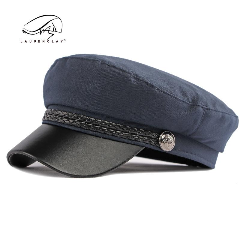 

Шляпа женская весенне-осенняя легкая доска простая кепка в стиле колледжа ретро шляпа с плоским верхом темно-синяя шляпа анти-японская студенческая шляпа Average size (58-60cm) тёмно-синий