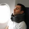 Manual Inflation Inflatable Neck Pillow Ultralight Breathable Travel U-shaped Pillow 360° Support Comfortable