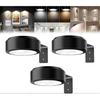 3 Pièces Lumières LED Magnétiques Sans Fil Rechargeables pour Photos Murales, Température de Couleur Réglable, Éclairage d'Art Alimenté par Batterie Blanc