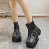 Herbst Große Größe Personalisierte Pailletten Dicksohlige Gypsy Mode Temperament Europäische und Amerikanische Einzigartige Zigarettenstiefel